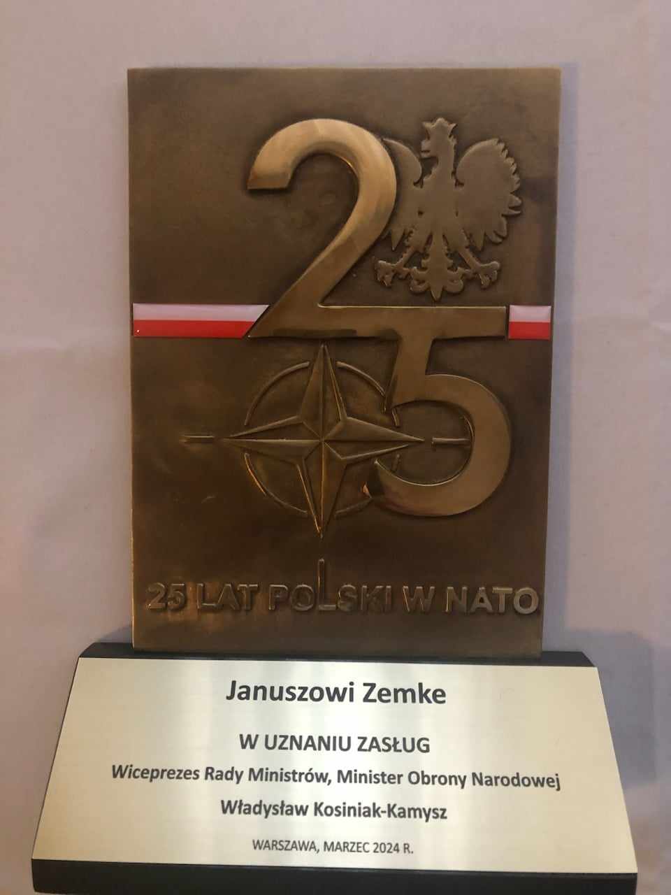 medal 25 lecia NATO